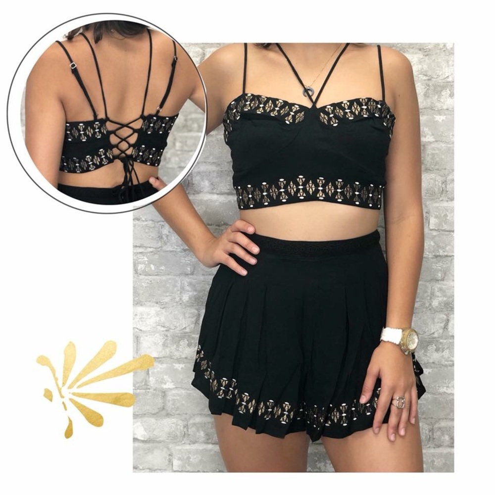 Crop Top & Short Set